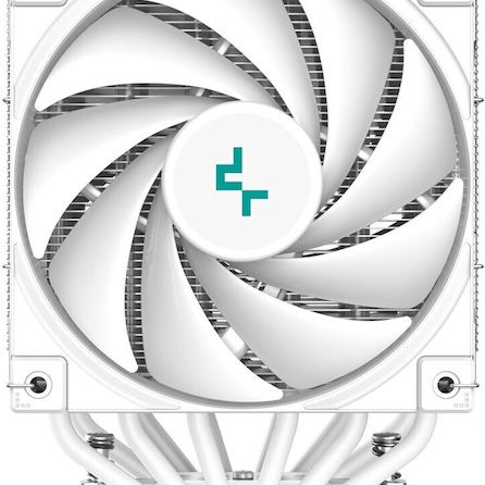 Deepcool AK620 Digital Ψύκτρα Επεξεργαστή Διπλού Ανεμιστήρα για Socket AM4/AM5/1200/115x/1700 με ARGB Φωτισμό Λευκή