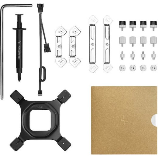 Deepcool AK620 Digital Ψύκτρα Επεξεργαστή Διπλού Ανεμιστήρα για Socket AM4/AM5/1200/115x/1700 με ARGB Φωτισμό Λευκή