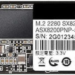 Adata XPG SX8200 Pro SSD 512GB M.2 NVMe PCI Express 3.0 ASX8200PNP-512GT-C