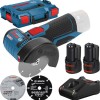 Bosch GWS 12V-76 Τροχός Mini 76mm Μπαταρίας 2x3Ah