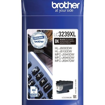 Brother LC3239XL Γνήσιο Μελάνι Εκτυπωτή InkJet Μαύρο (LC-3239XLBK)