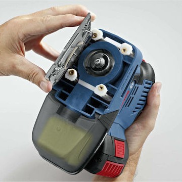 Bosch GSS 18V-10 Professional Παλμικό Τριβείο 18V Solo με Ρύθμιση Ταχύτητας και με Σύστημα Αναρρόφησης