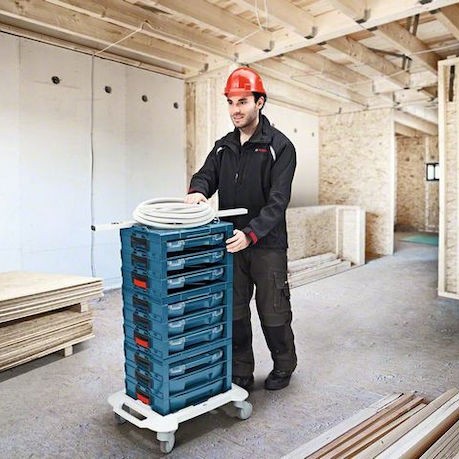 Bosch Καρότσι Μεταφοράς L-Boxx Roller Professional για Φορτίο Βάρους έως 100kg σε Λευκό Χρώμα