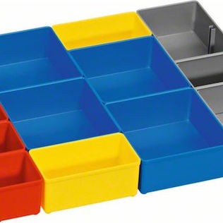 Bosch Αξεσουάρ Εργαλείων για Αποθήκευση / Μεταφορά i-Boxx Σετ Ένθετα 1600A001S5 10τμχ