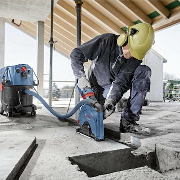 Bosch GAS 35 M AFC Σκούπα Υγρών / Στερεών 1380W με Πλαστικό Κάδο 35lt