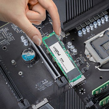 Crucial E100 Gen4 SSD 480GB M.2 NVMe PCI Express 4.0