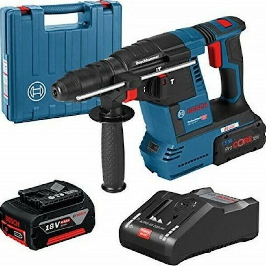 Bosch GBH 18 V-26 F Professional Κρουστικό Σκαπτικό Πιστολέτο Μπαταρίας 18V 2x8Ah με Υποδοχή SDS Plus