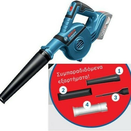 Bosch GBL 18V-120 Φυσητήρας Χειρός Μπαταρίας 18V Solo με Μέγιστη Ταχύτητα Αέρα 270km/h