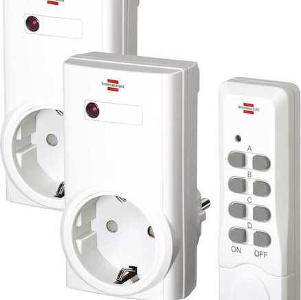 Brennenstuhl Comfort-Line Radio Switching Set RCS 1000 N Μονόπριζο