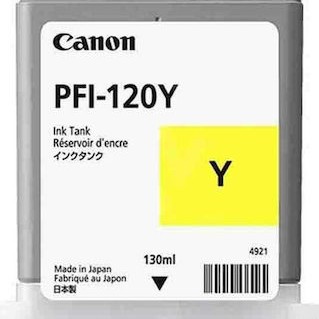 Canon PFI-120 Γνήσιο Μελάνι Εκτυπωτή InkJet Κίτρινο (2888C001)