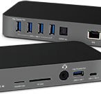 OWC USB-C Docking Station με DisplayPort 4K PD Ethernet και συνδεση 2 Οθονών Γκρι (OWCTB3DK14PSG)