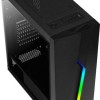 Aerocool Bolt Gaming Midi Tower Κουτί Υπολογιστή με Πλαϊνό Παράθυρο και RGB Φωτισμό Μαύρο