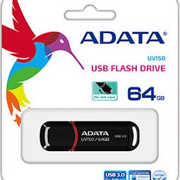 Adata DashDrive UV150 64GB USB 3.0 Stick Μαύρο