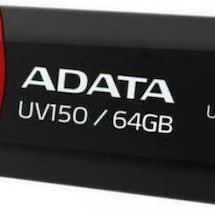Adata DashDrive UV150 64GB USB 3.0 Stick Μαύρο