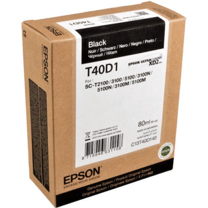 Epson Singlepack UltraChrome XD2 Γνήσιο Μελάνι Εκτυπωτή InkJet Μαύρο (C13T40D140)