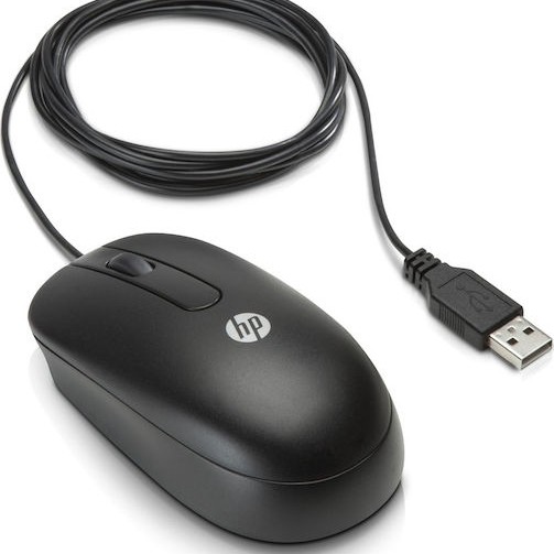 HP 1000 Ενσύρματο Ποντίκι Μαύρο