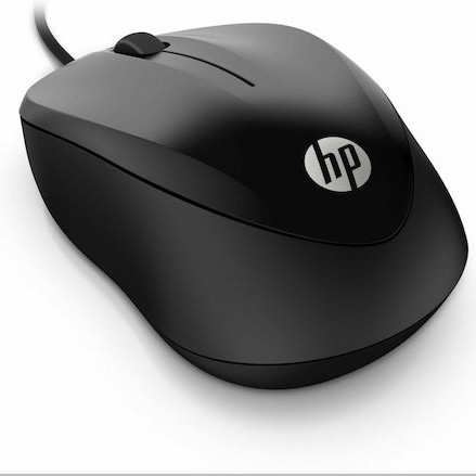 HP 1000 Ενσύρματο Ποντίκι Μαύρο