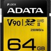 Adata Premier One SDXC 64GB Class 10 U3 V90 UHS-II