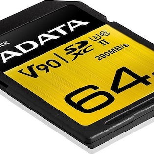 Adata Premier One SDXC 64GB Class 10 U3 V90 UHS-II