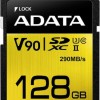Adata Premier One SDXC 128GB Class 10 U3 V90 UHS-II
