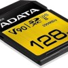 Adata Premier One SDXC 128GB Class 10 U3 V90 UHS-II