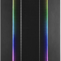 Sharkoon Elite Shark CA200M Gaming Midi Tower Κουτί Υπολογιστή με Πλαϊνό Παράθυρο και RGB Φωτισμό Μαύρο