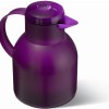 Emsa Samba Vacuum Jug Quick Press Κανάτα Θερμός Πλαστικό 1lt Μωβ με Λαβή