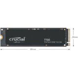 Crucial T705 SSD 4TB M.2 NVMe PCI Express 5.0