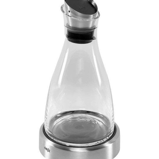 Emsa Flow Κανάτα Σερβιρίσματος Γυάλινη Ασημί 1000ml