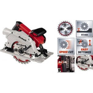 Einhell TE-CS 165 Δισκοπρίονο 1200W με Σύστημα Αναρρόφησης