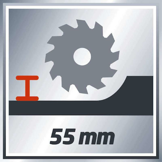 Einhell TE-CS 165 Δισκοπρίονο 1200W με Σύστημα Αναρρόφησης