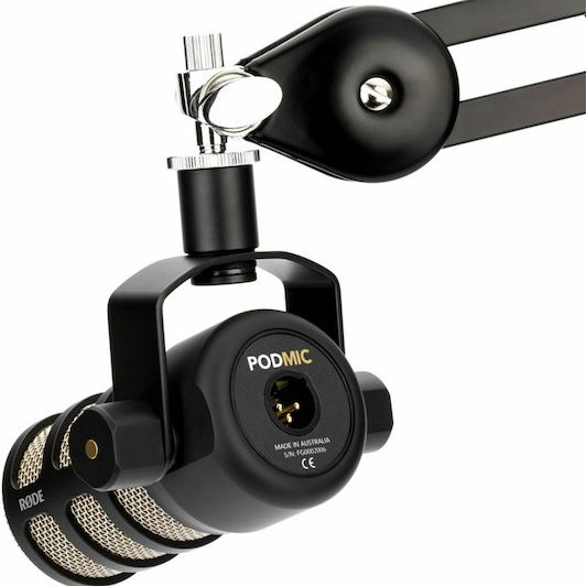 Rode PodMic Δυναμικό Μικρόφωνο XLR Shock Mounted για Φωνητικά