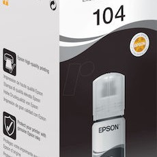 Epson 104 Γνήσιο Μελάνι Εκτυπωτή InkJet Μαύρο (C13T00P140)