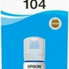 Epson 104 Γνήσιο Μελάνι Εκτυπωτή InkJet Μαύρο (C13T00P140)