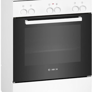 Bosch Κουζίνα 66lt με Κεραμικές Εστίες Π60εκ. Λευκή