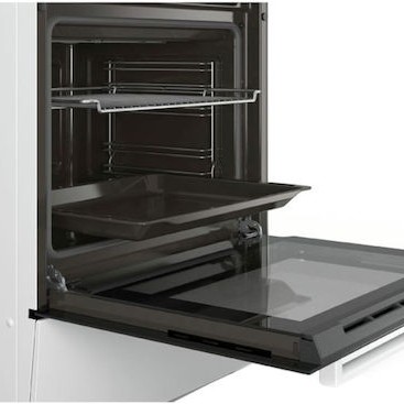 Bosch Κουζίνα 66lt με Κεραμικές Εστίες Π60εκ. Λευκή