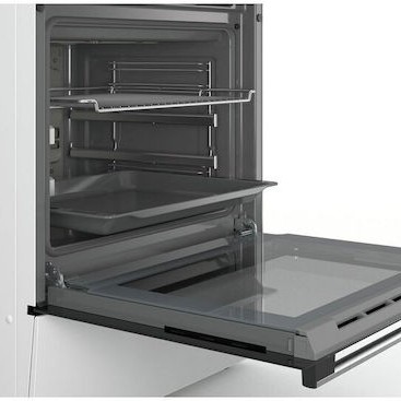 Bosch Κουζίνα 66lt με Κεραμικές Εστίες Π60εκ. Λευκή