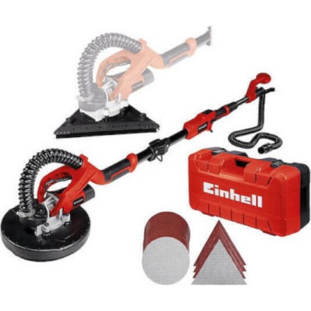 Einhell Τηλεσκοπικό Τριβείο Γυψοσανίδας 750W με Δυνατότητα Αναρρόφησης Σκόνης TE-DW 225 X