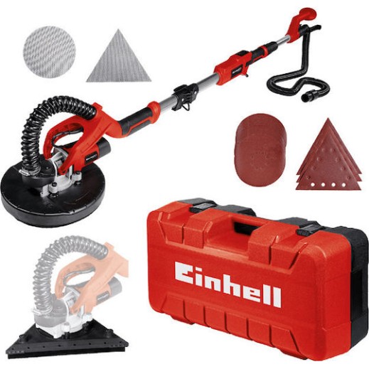 Einhell Τηλεσκοπικό Τριβείο Γυψοσανίδας 750W με Δυνατότητα Αναρρόφησης Σκόνης TE-DW 225 X