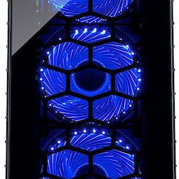 Inter-Tech CXC2 Gaming Midi Tower Κουτί Υπολογιστή με Πλαϊνό Παράθυρο Μαύρο