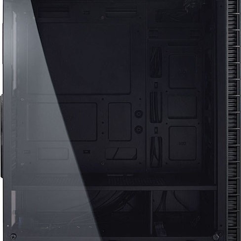 Inter-Tech CXC2 Gaming Midi Tower Κουτί Υπολογιστή με Πλαϊνό Παράθυρο Μαύρο