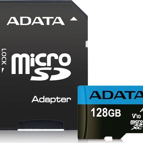 Adata Premier microSDXC 128GB Class 10 U1 V10 A1 UHS-I με αντάπτορα