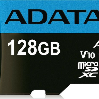 Adata Premier microSDXC 128GB Class 10 U1 V10 A1 UHS-I με αντάπτορα