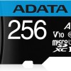 Adata Premier microSDXC 256GB Class 10 U1 V10 A1 UHS-I με αντάπτορα
