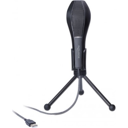 DeLock 65939 Πυκνωτικό Μικρόφωνο USB Επιτραπέζιο για Φωνητικά