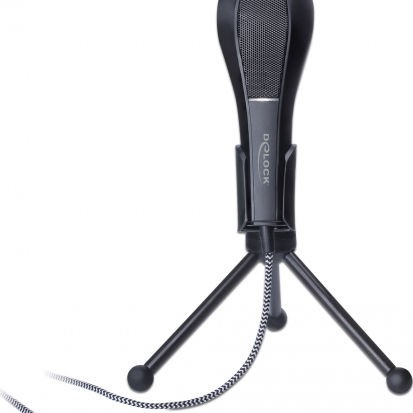 DeLock 65939 Πυκνωτικό Μικρόφωνο USB Επιτραπέζιο για Φωνητικά