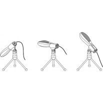 DeLock 65939 Πυκνωτικό Μικρόφωνο USB Επιτραπέζιο για Φωνητικά