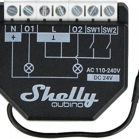 Shelly 2pm Ενδιάμεσος Διακόπτης 2τμχ