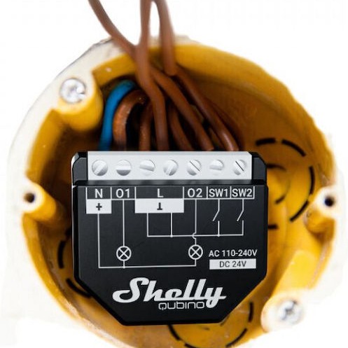 Shelly 2pm Ενδιάμεσος Διακόπτης 2τμχ