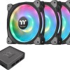 Thermaltake Riing Duo 14 RGB Radiator Fan TT Premium Case Fan 140mm με Σύνδεση 4-Pin PWM 3τμχ